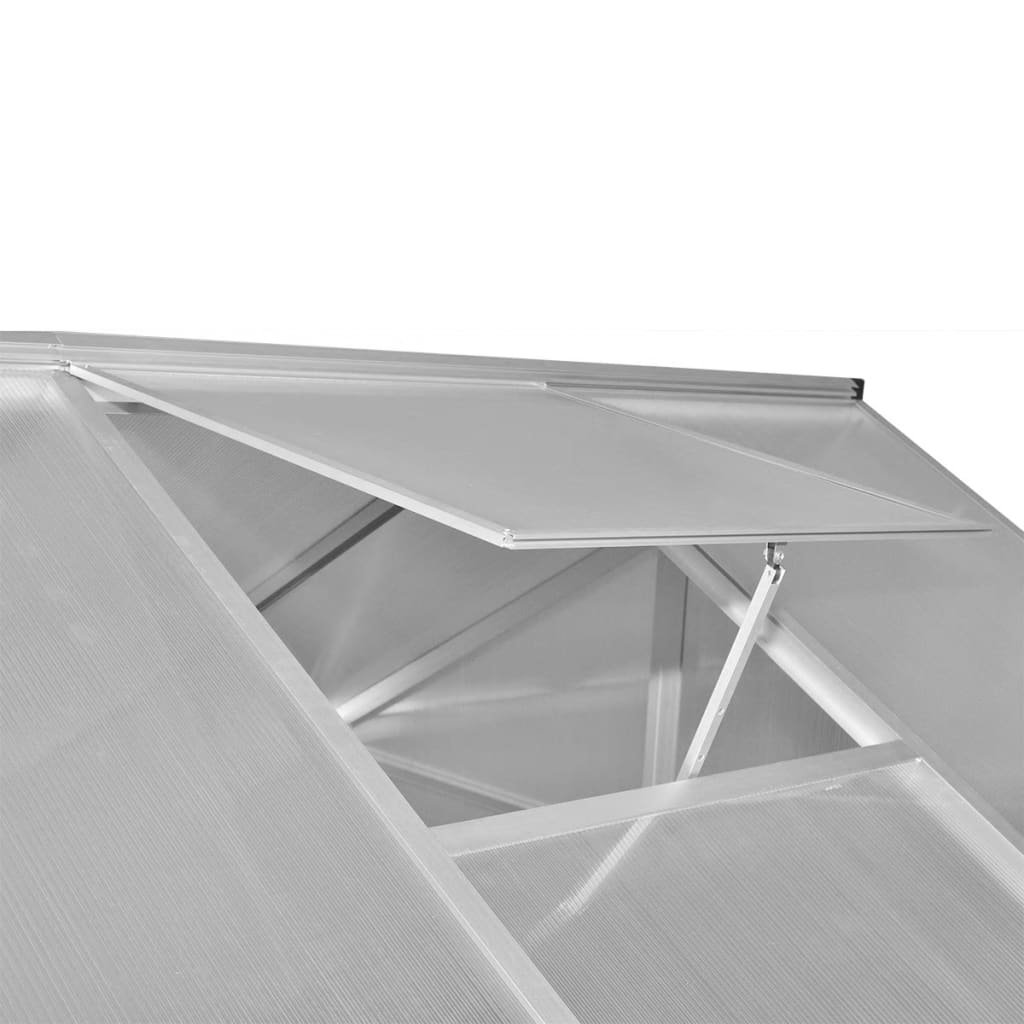 Staklenik od ojačanog aluminija 10,53 m³