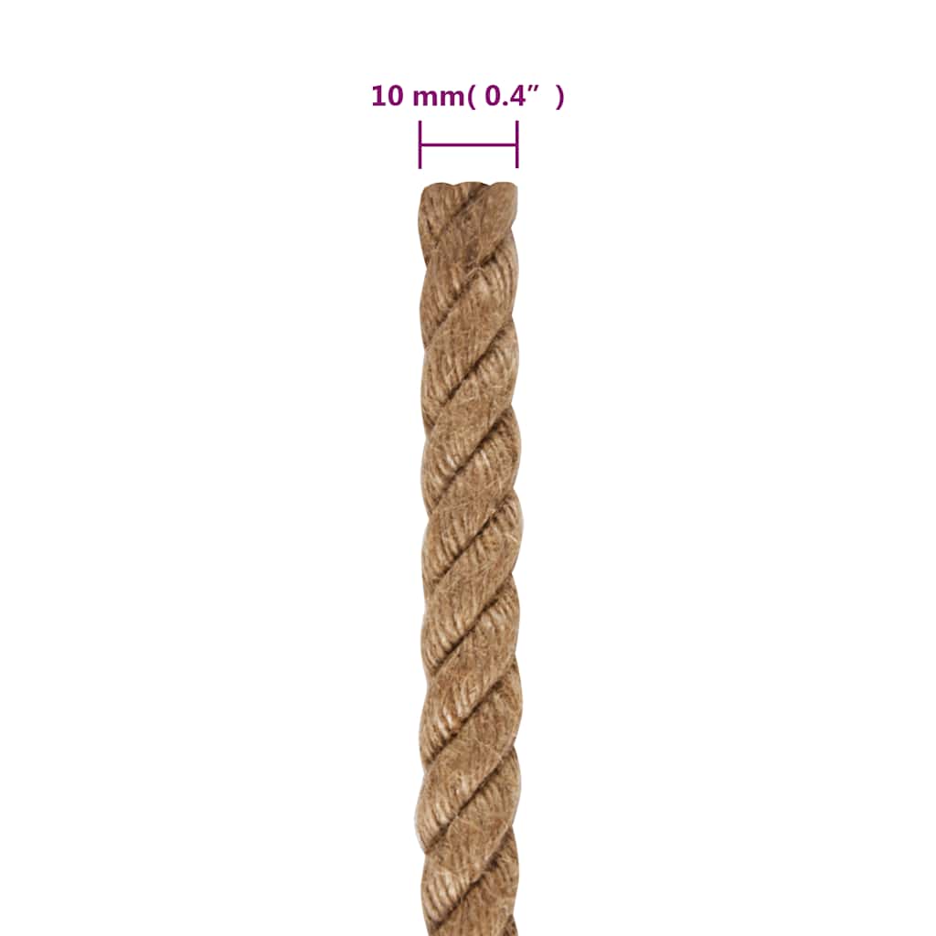 Uže od 100% Jute 10 mm 100 m