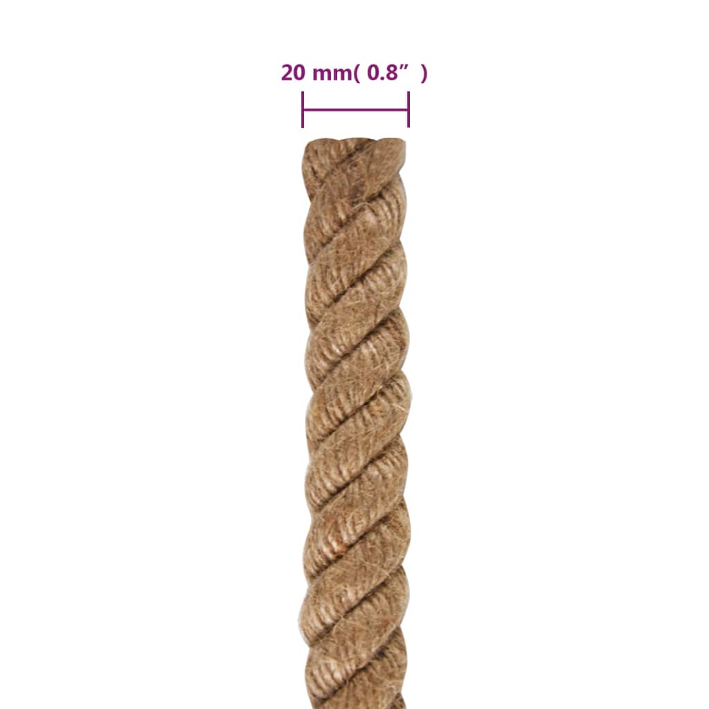 Uže od 100% Jute 20 mm 50 m