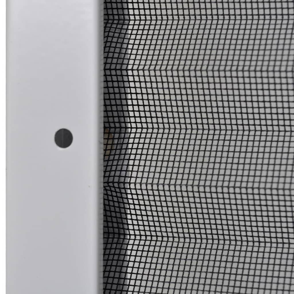 Plisirani Zaslon Protiv Insekata za Prozore Aluminijski 80x120 cm