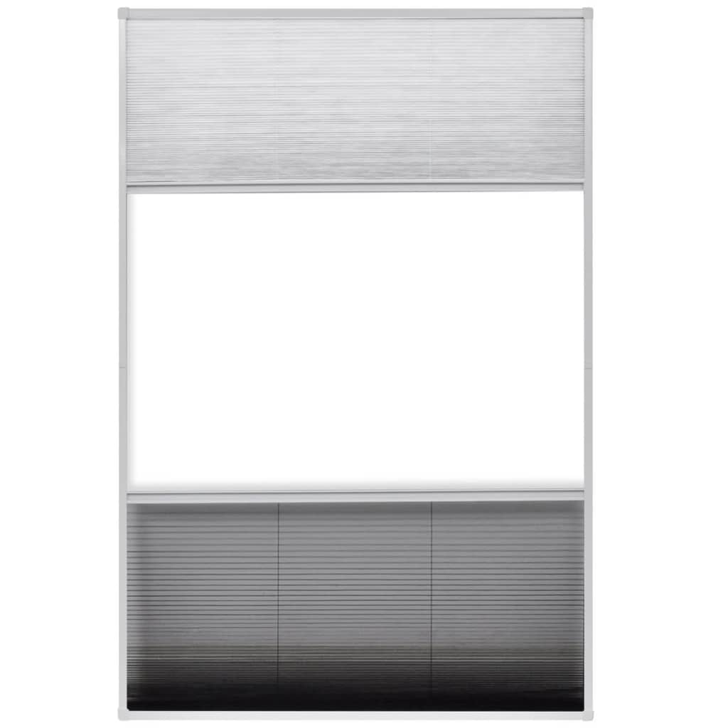 Zaslon Protiv Insekata za Prozore Aluminijski 80x120 cm sa Sjenilom