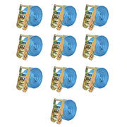 Trake za Vezanje Tereta 10 kom 2 Tone 6mx38mm Plave