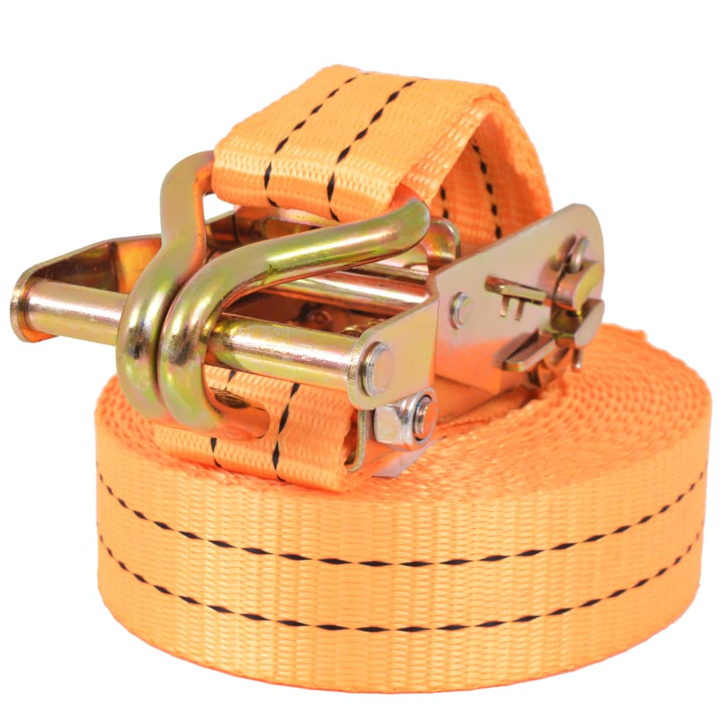 Trake za Vezanje Tereta 10 kom 1 Tona 6mx38mm Narančaste