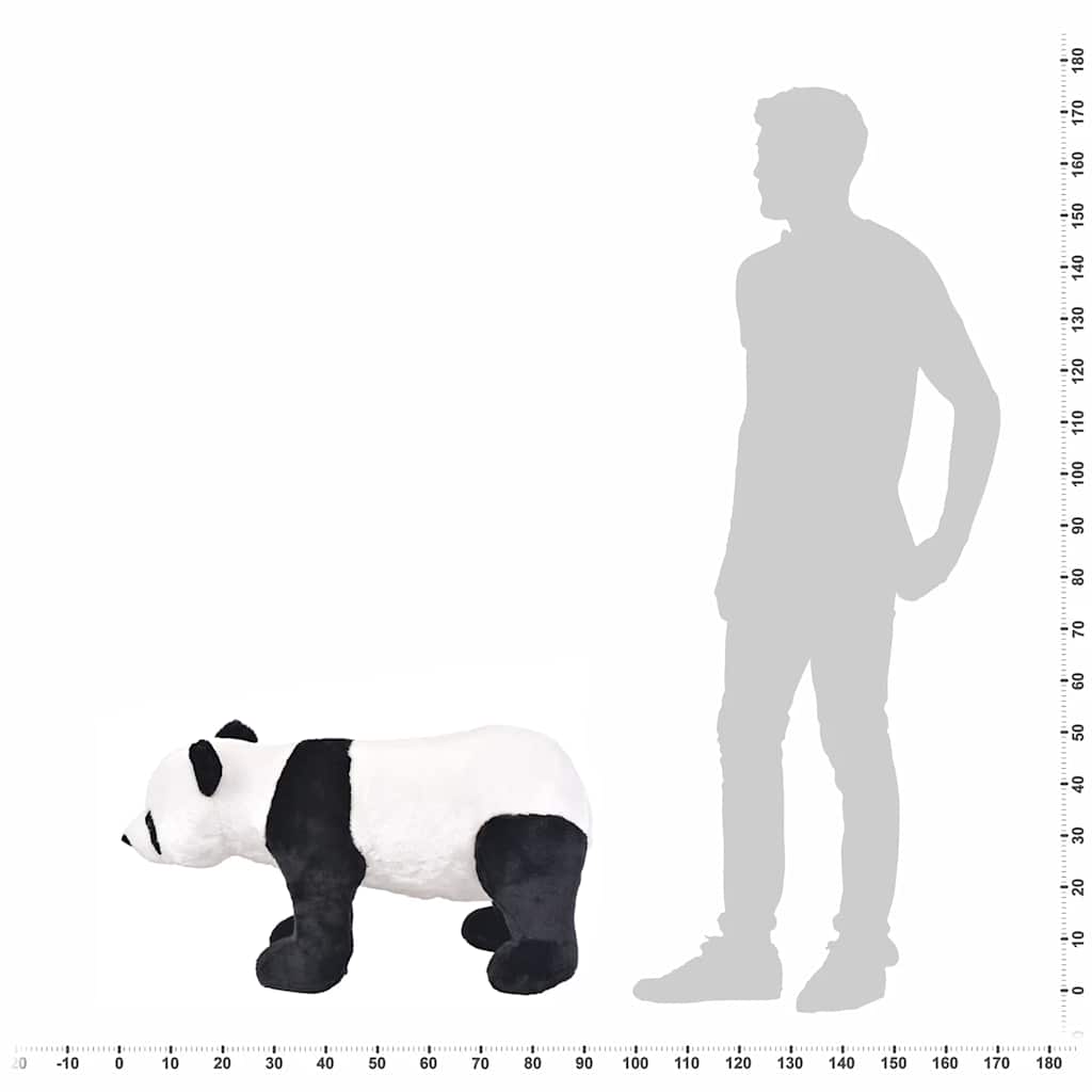 Samostojeća plišana panda crno-bijela XXL