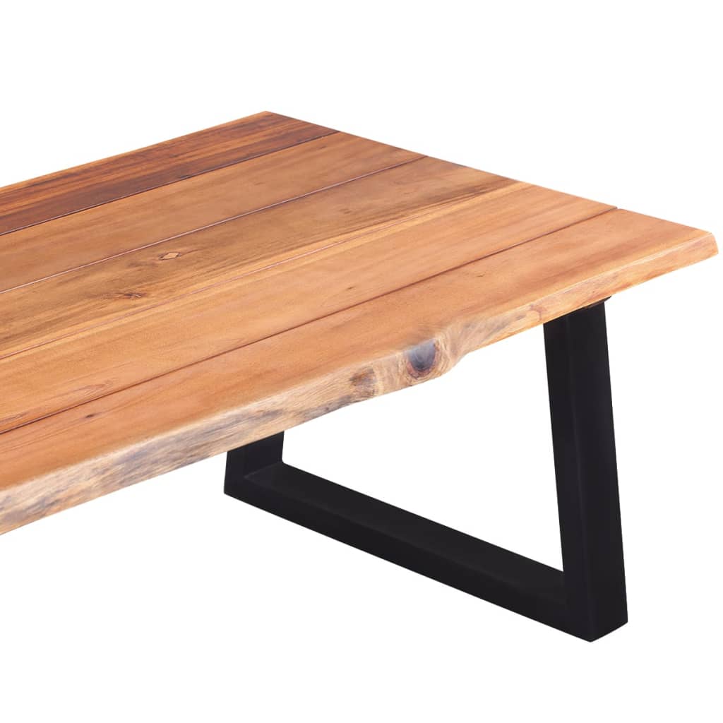Stolić za Kavu Masivno Drvo Akacije 110x60x40 cm