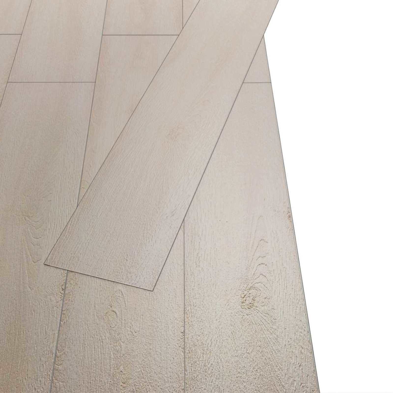 Podne daske 18 pcs Bijeli 5,26 m² PVC
