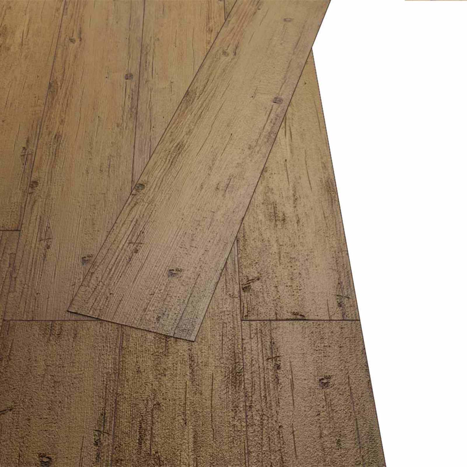 Podne daske 36 pcs Bakarna smeđa 5,02 m² PVC