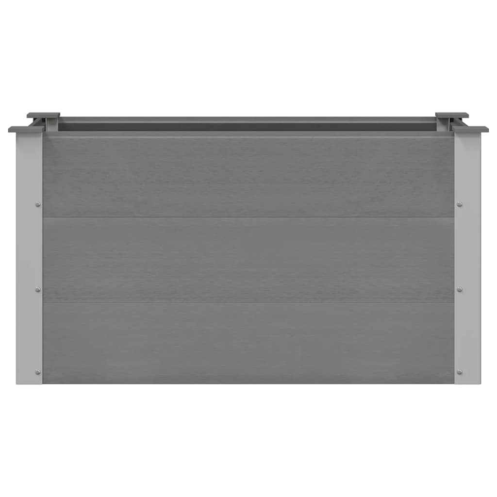 Vrtna Posuda za Sadnju WPC 100x50x54 cm Siva