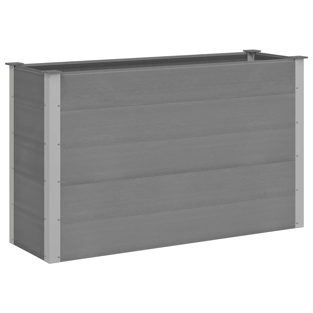 Vrtna Posuda za Sadnju WPC 150x50x91 cm Siva