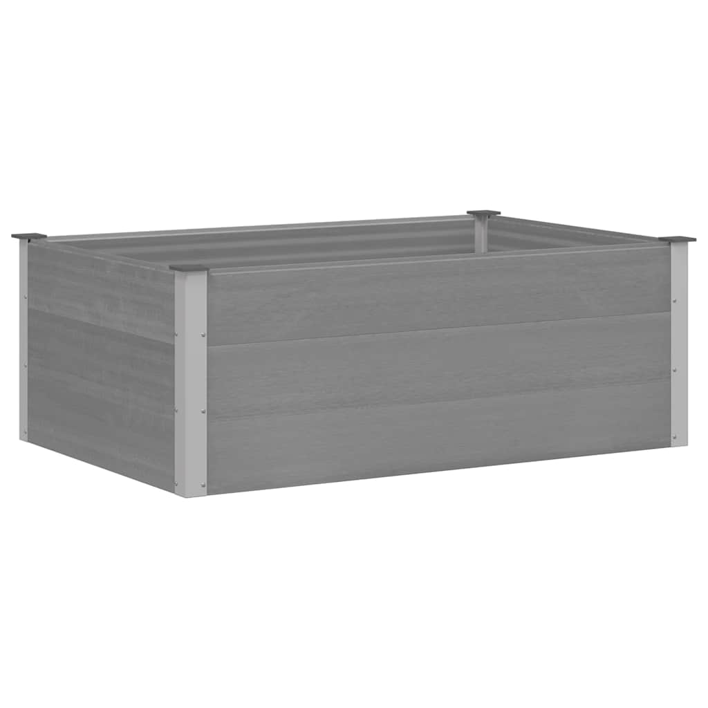 Vrtna Posuda za Sadnju WPC 150x100x54 cm Siva