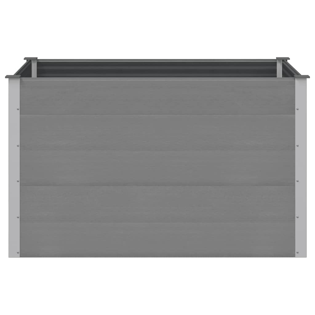 Vrtna Posuda za Sadnju WPC 150x100x91 cm Siva