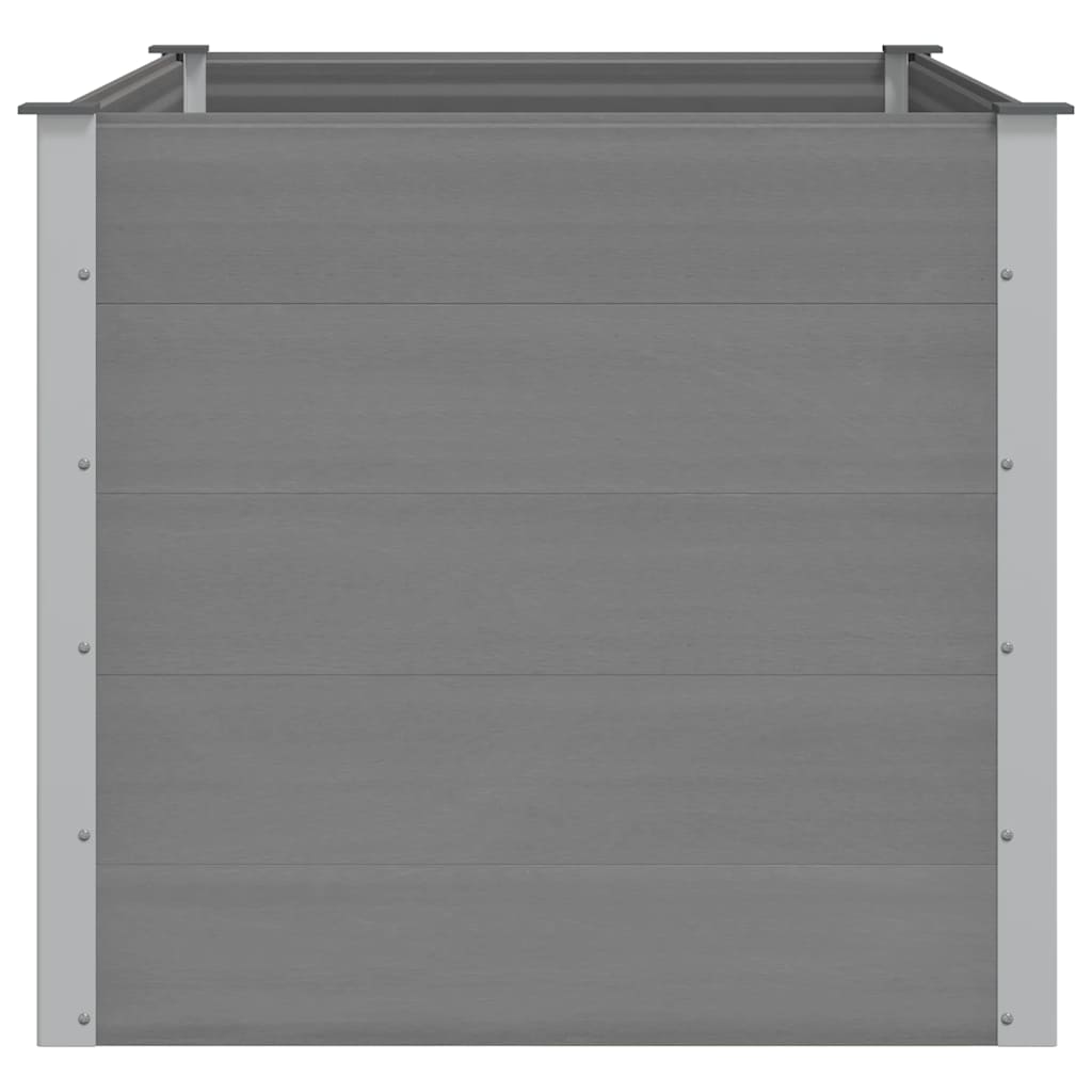 Vrtna Posuda za Sadnju WPC 150x100x91 cm Siva
