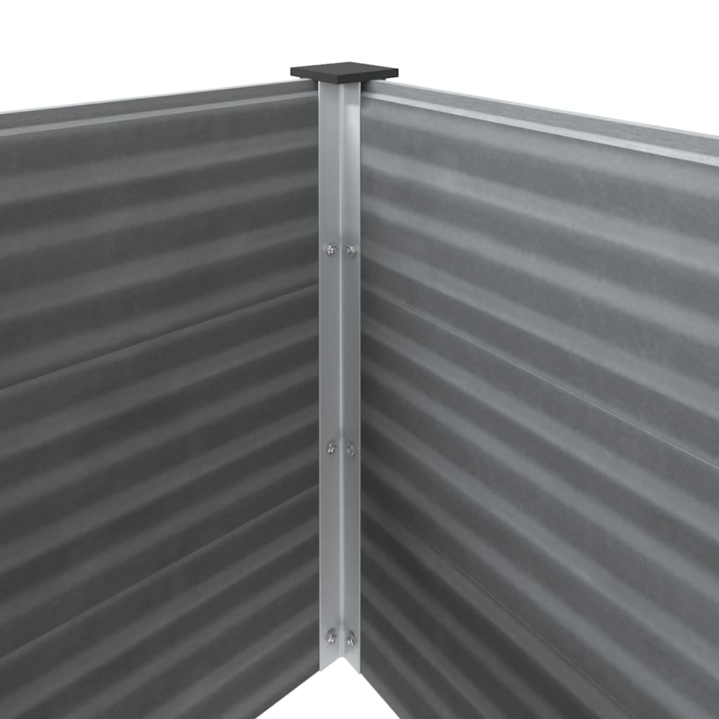 Vrtna Posuda za Sadnju WPC 150x100x91 cm Siva