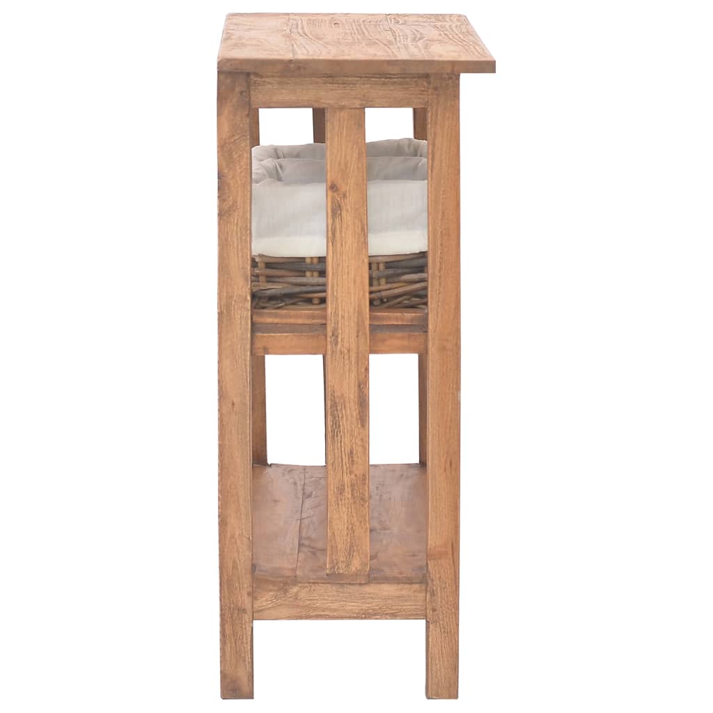 Konzolni stol od masivnog drva mahagonija 69 x 28 x 70 cm