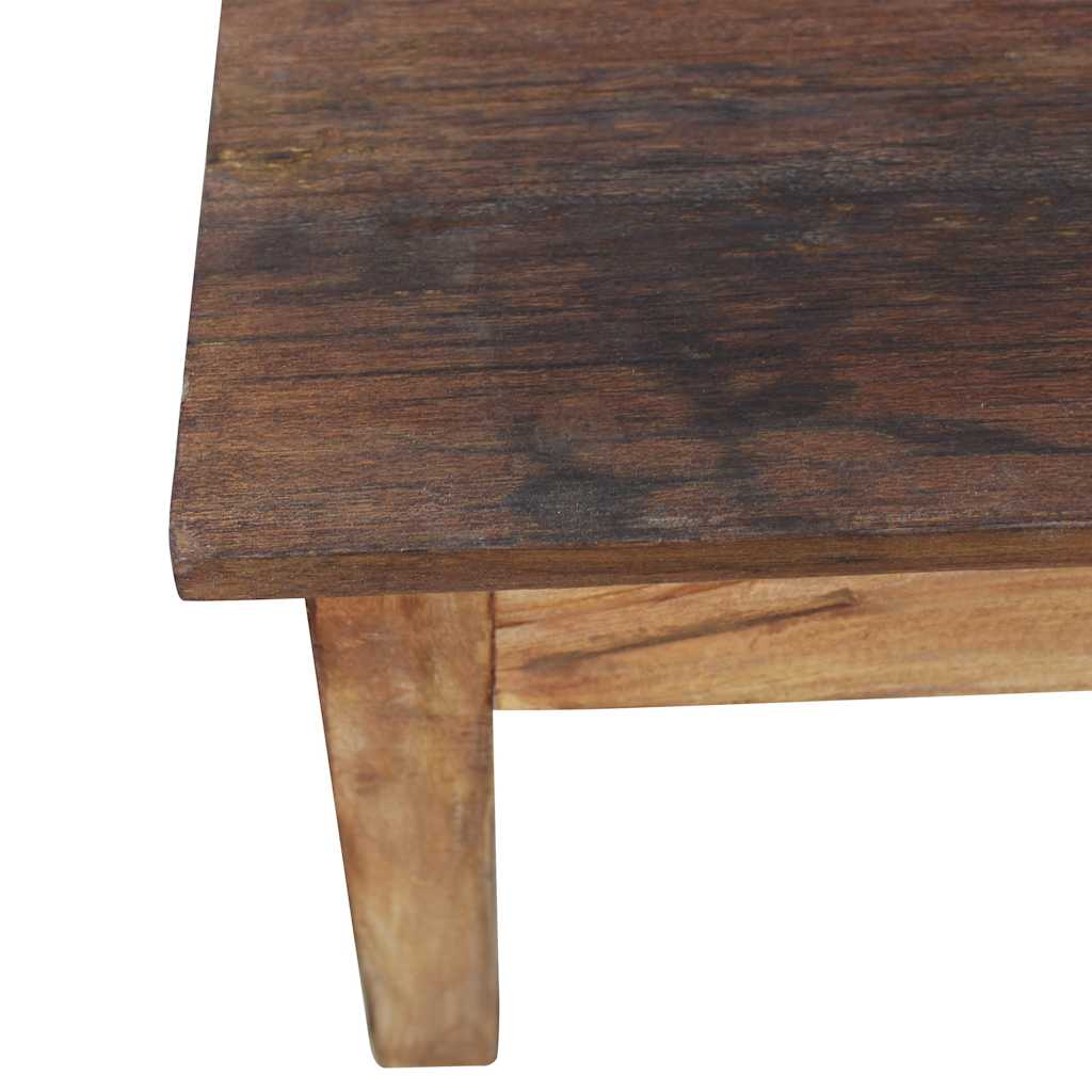 Stolić za kavu od masivnog drva mahagonija 96 x 73 x 45 cm