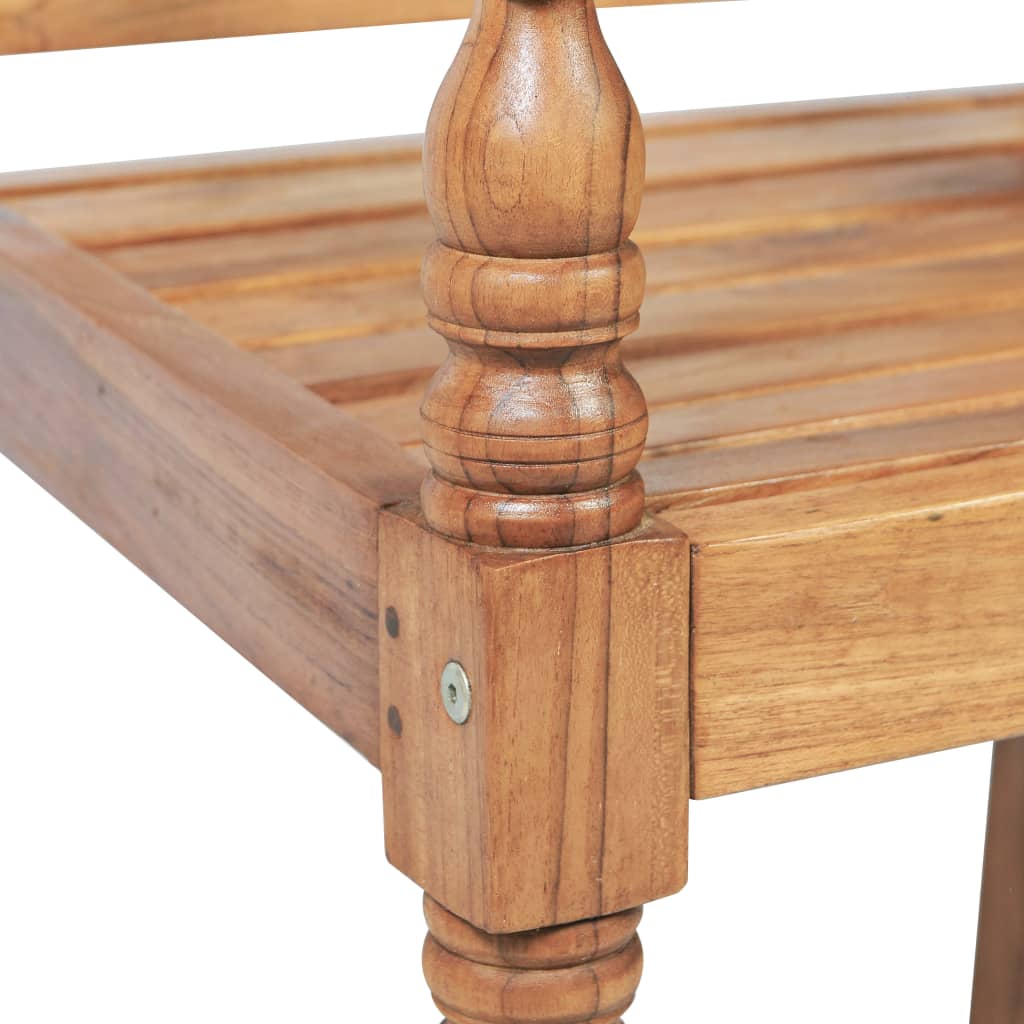 Batavia klupa s jastucima 150 cm tikovina