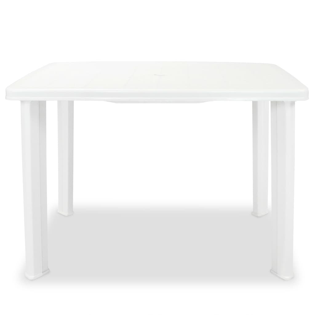 Vrtni stol od plastike bijeli 101 x 68 x 72 cm