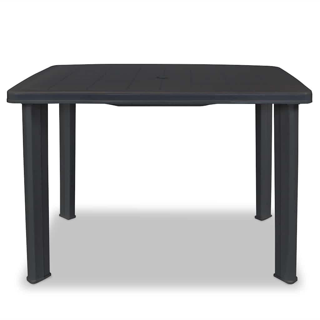 Vrtni stol od plastike antracit 101 x 68 x 72 cm