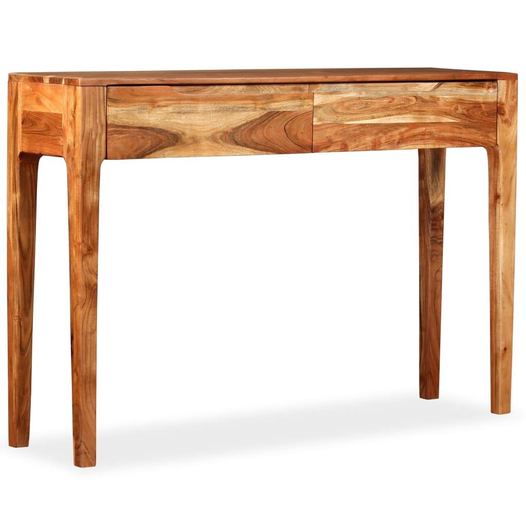 Konzolni stol od masivnog drva 118 x 30 x 80 cm
