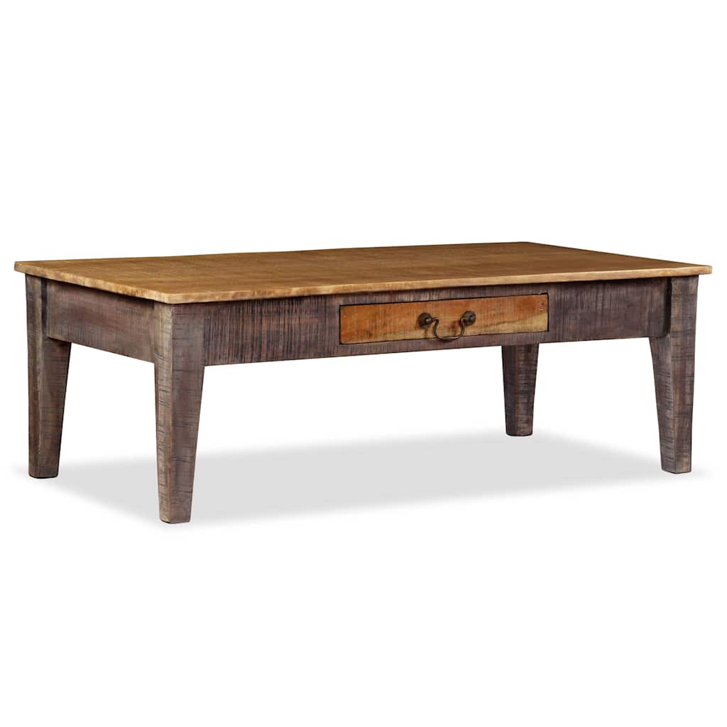 Starinski stolić za kavu od masivnog drva 118 x 60 x 40 cm