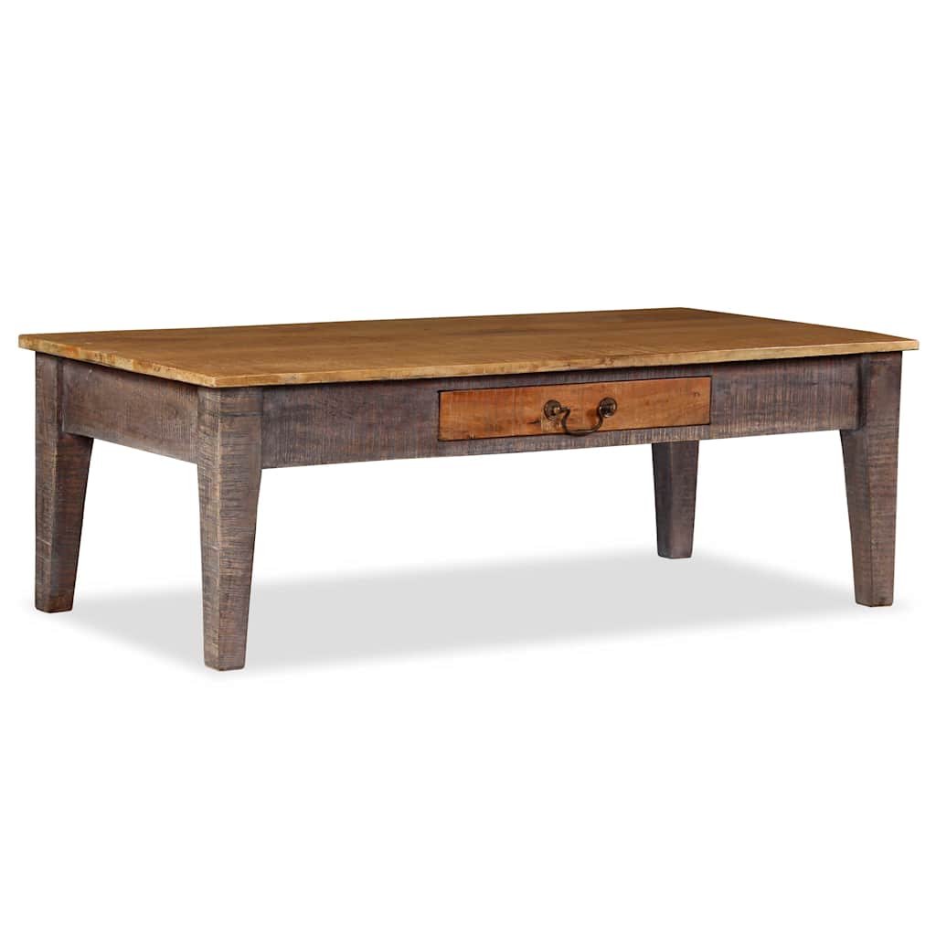 Starinski stolić za kavu od masivnog drva 118 x 60 x 40 cm