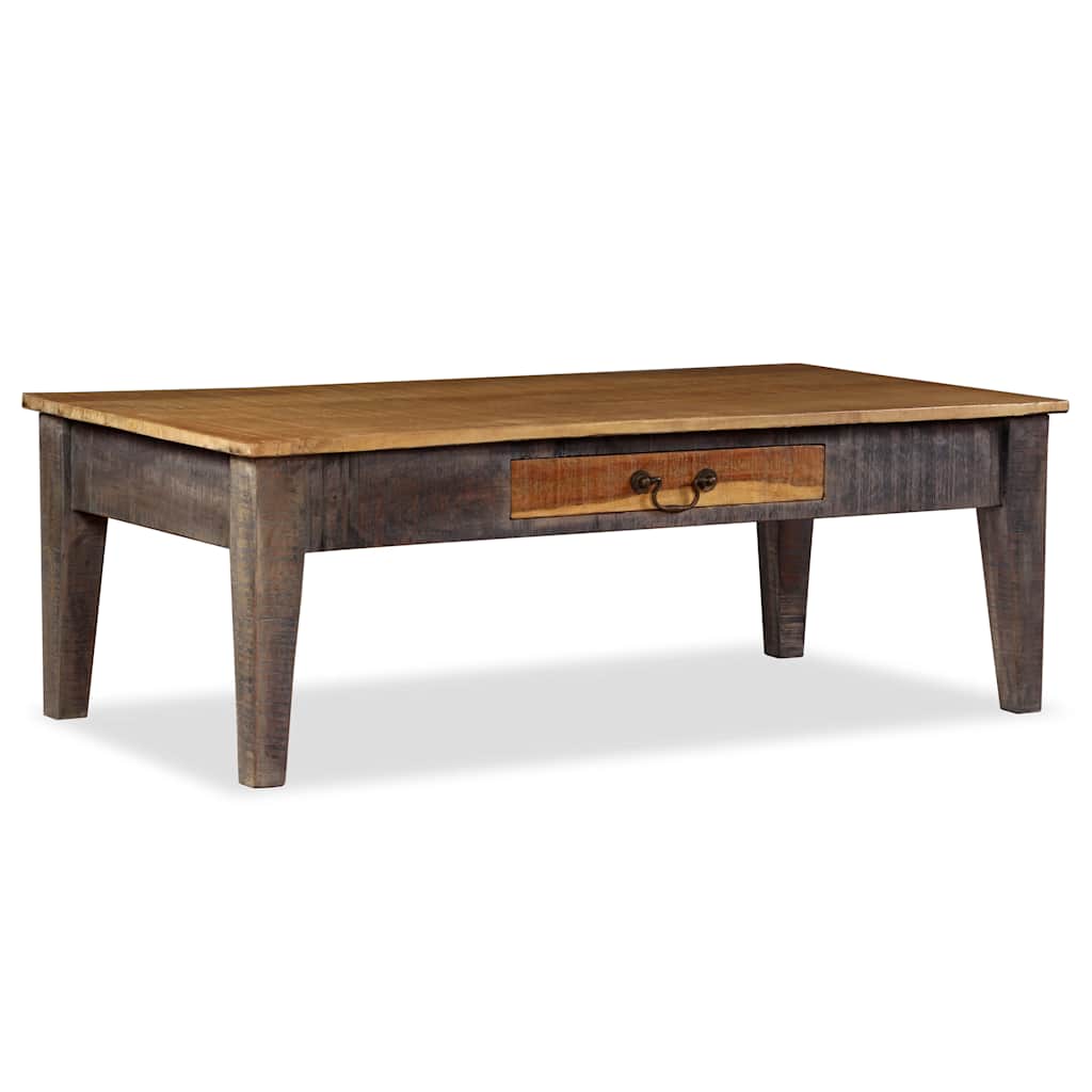 Starinski stolić za kavu od masivnog drva 118 x 60 x 40 cm