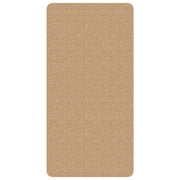 Ukrasni tepih od jute s podlogom od lateksa 80x160 cm prirodni