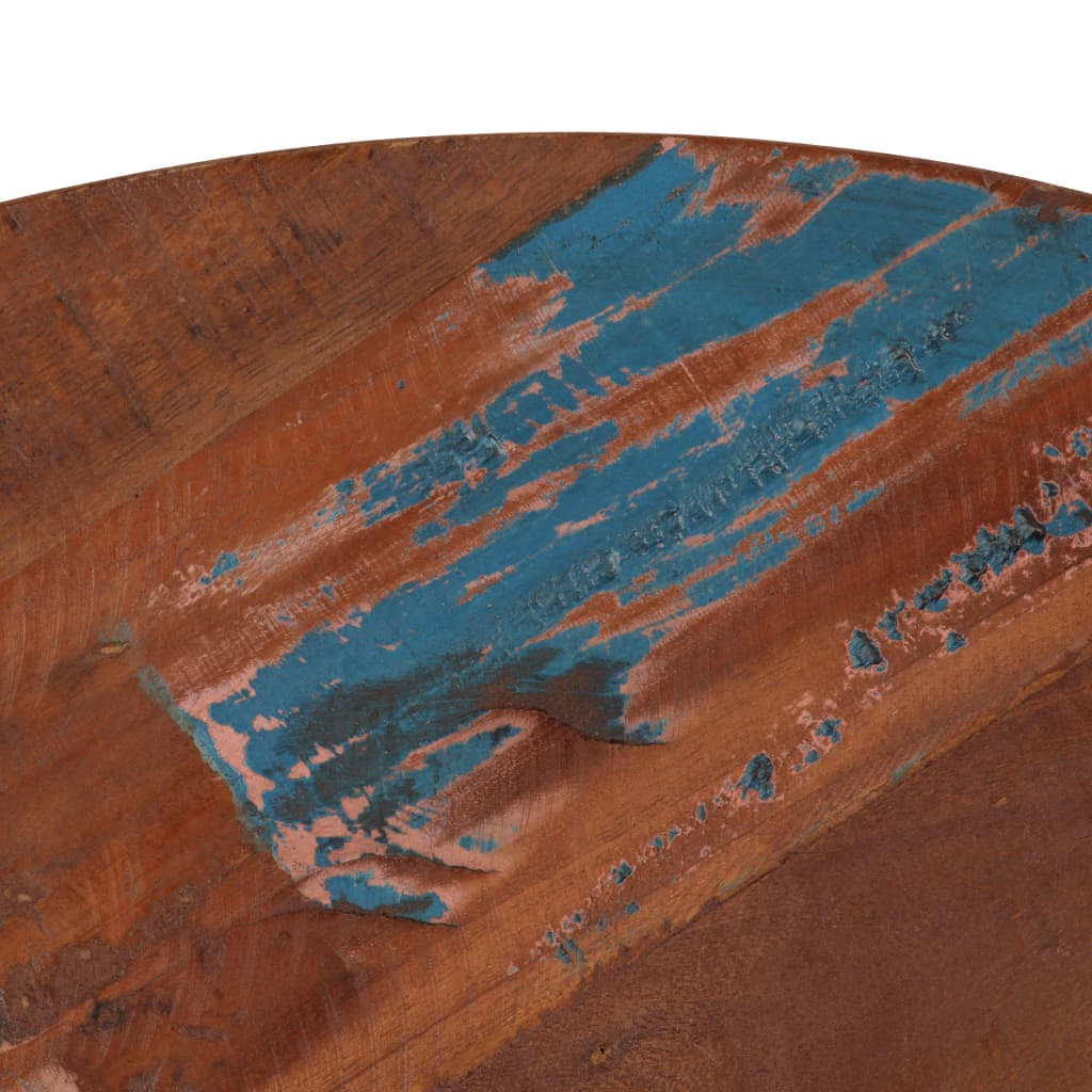 Barski stol od masivnog obnovljenog drva 60 x (76 - 110) cm