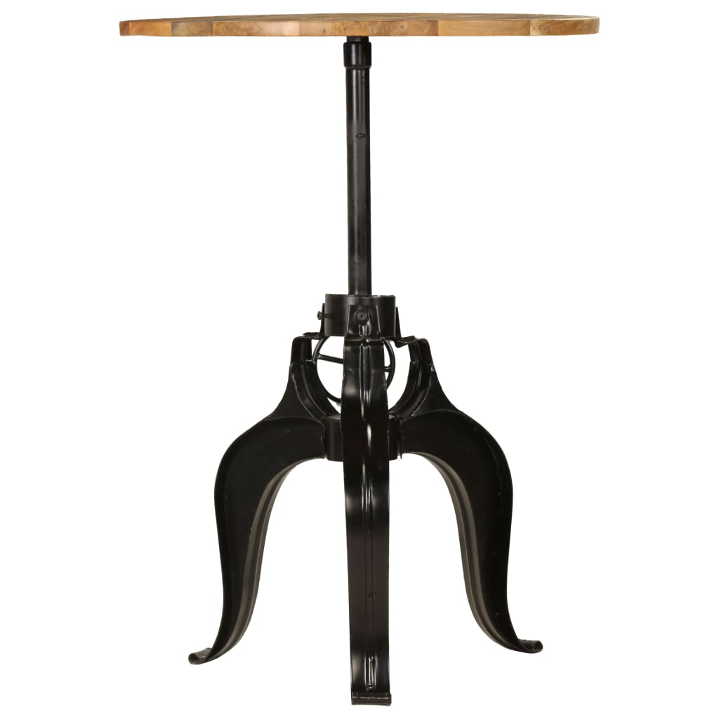 Barski stol od masivnog drva manga 75 x (76 - 110) cm