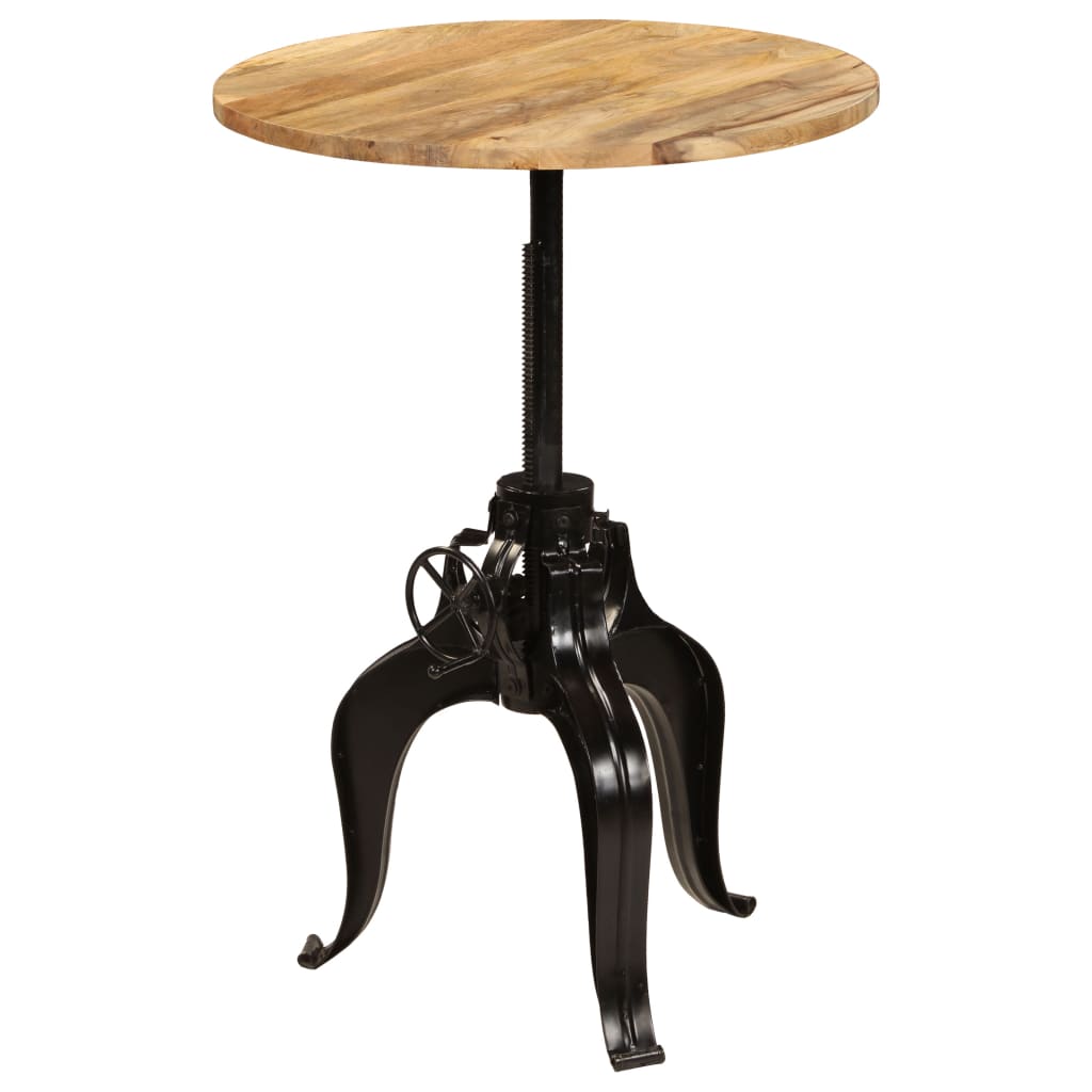 Barski stol od masivnog drva manga 75 x (76 - 110) cm
