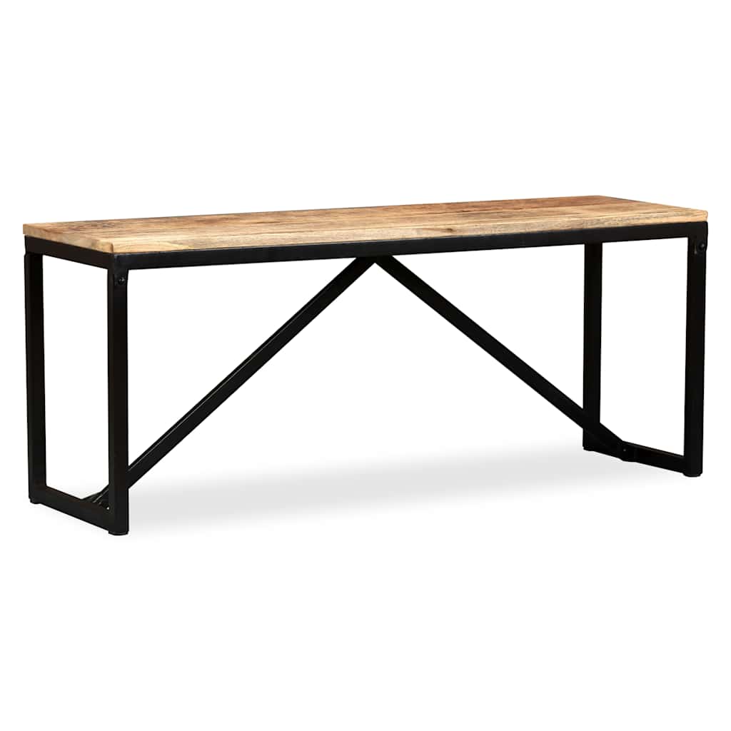 Klupa od masivnog drva manga 110x35x45 cm
