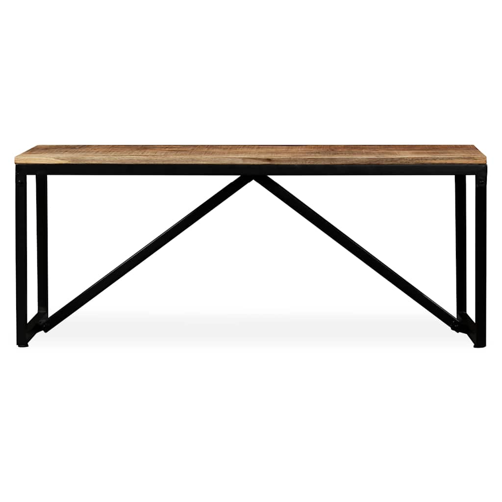 Klupa od masivnog drva manga 110x35x45 cm