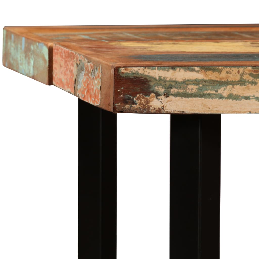 Barski stol od masivnog obnovljenog drva 150x70x107 cm