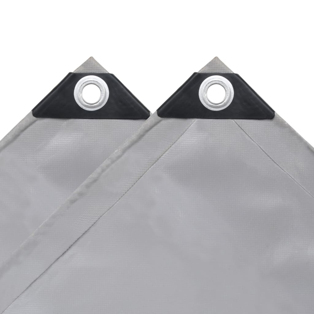 Cerada 650 g/m² 4 x 6 m siva