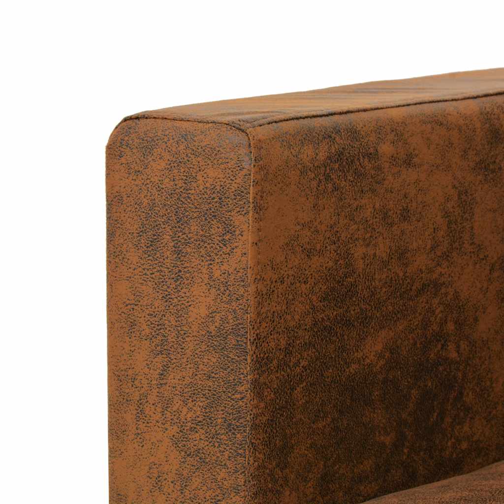 2-dijelni set sofa od umjetne brušene kože
