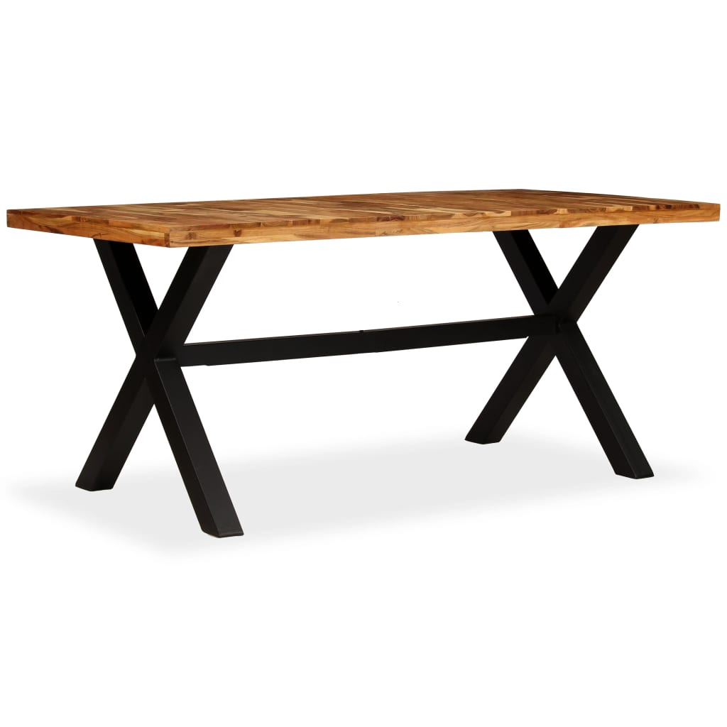 Blagovaonski stol od masivnog drva bagrema i manga 180 x 90 x 76 cm