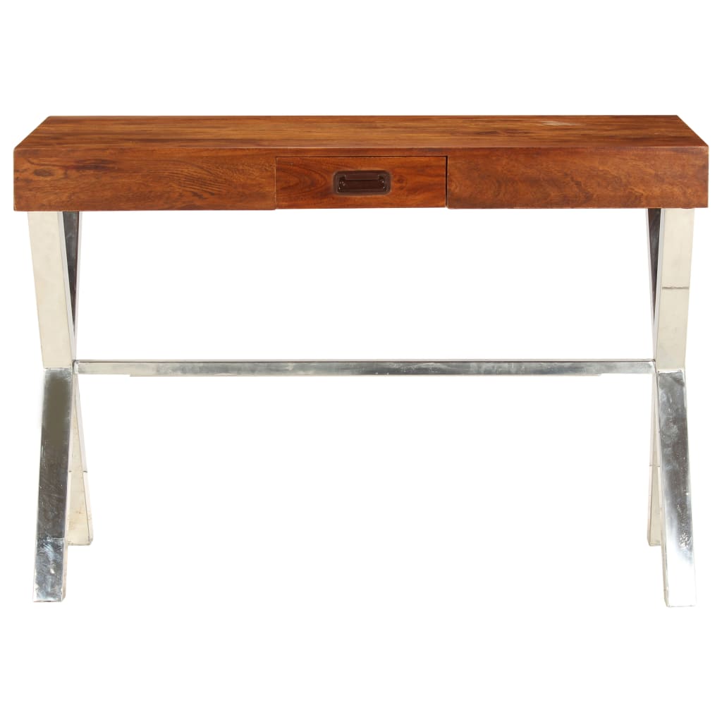 Radni stol 110x50x76 cm od drva bagrema s premazom boje meda
