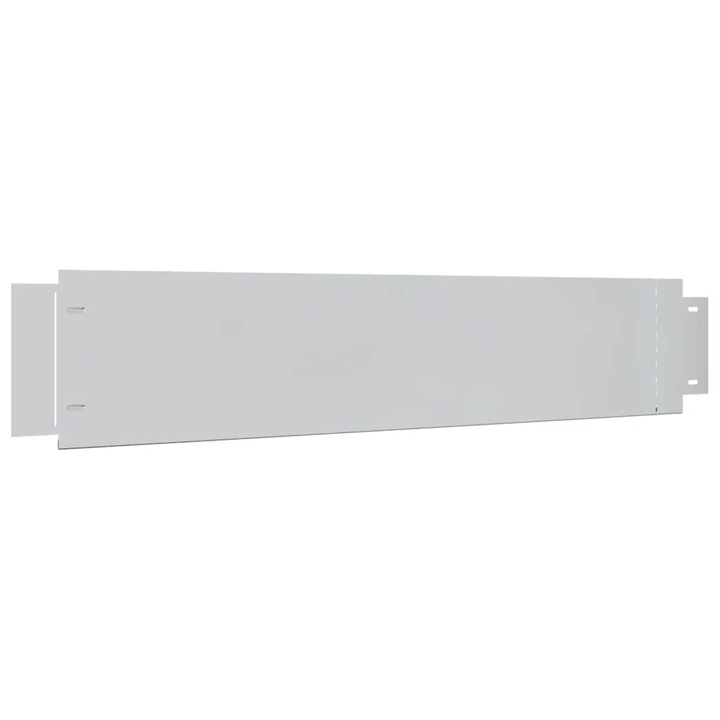 Set ograda za travnjak od pocinčanog čelika 10 kom 100 x 20 cm