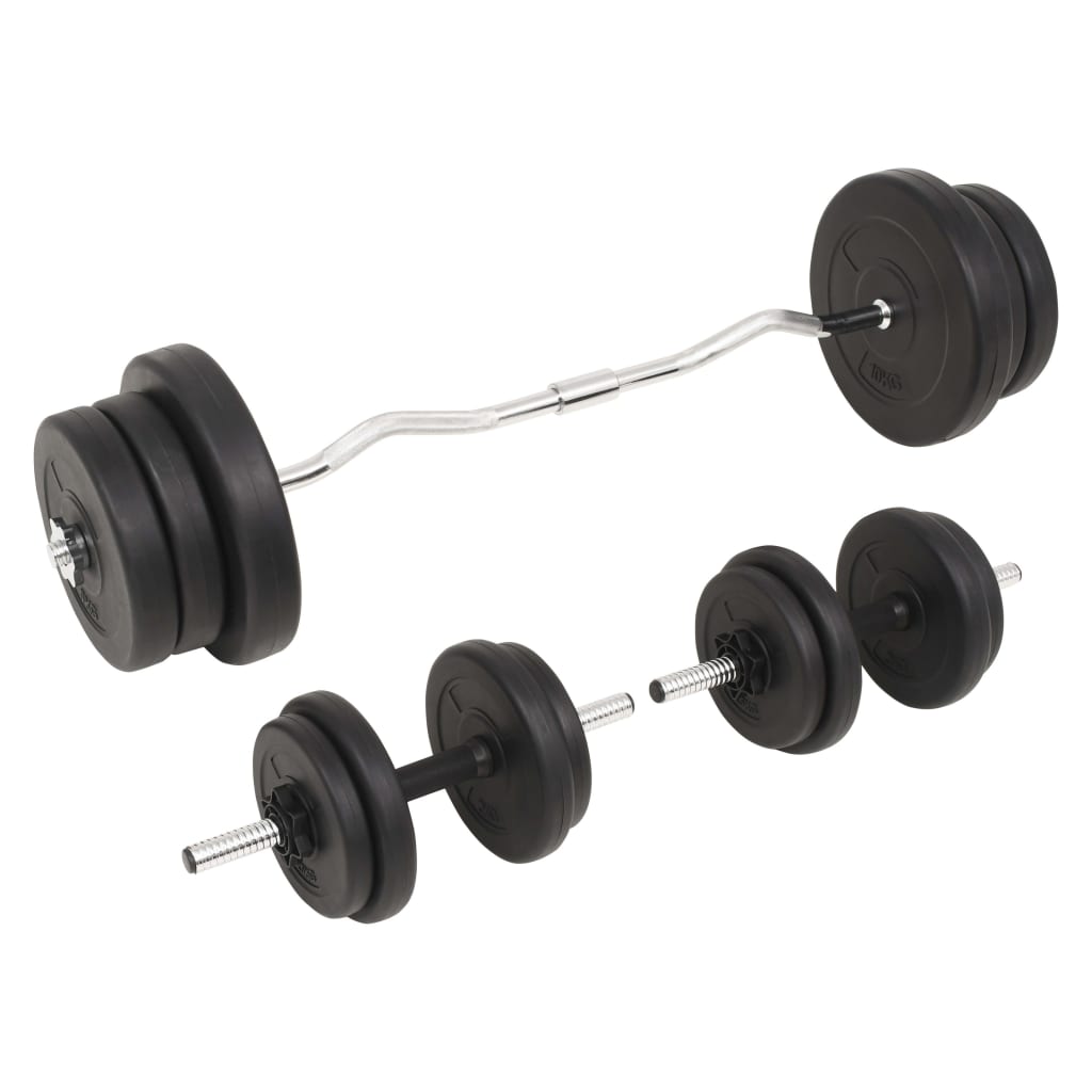 Set šipki i utega 60 kg