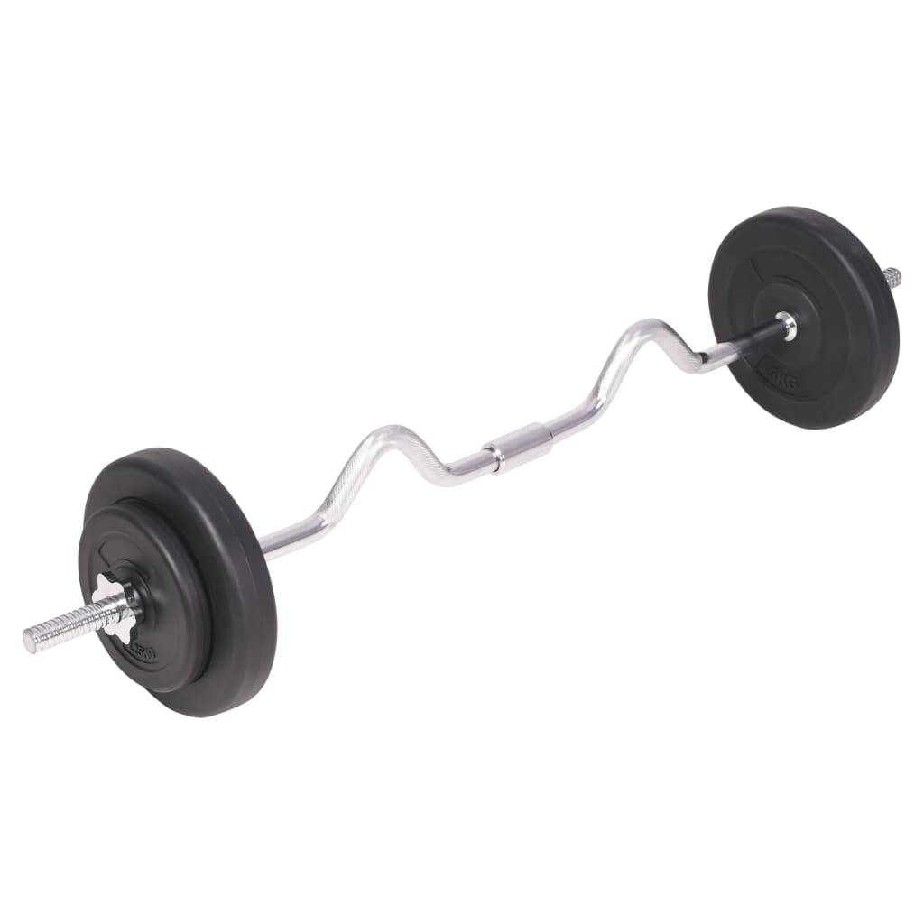 Set šipki i utega 90 kg