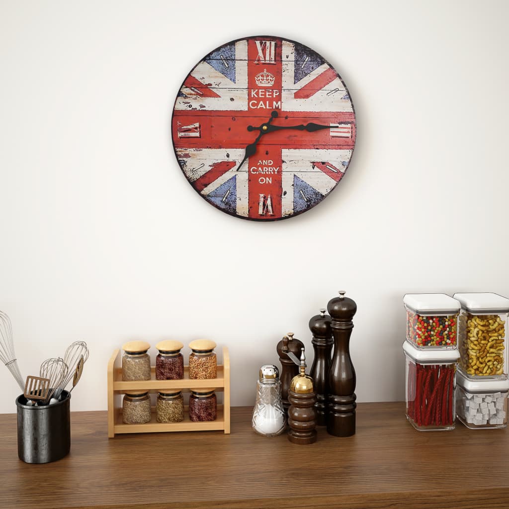 Starinski zidni sat UK 30 cm