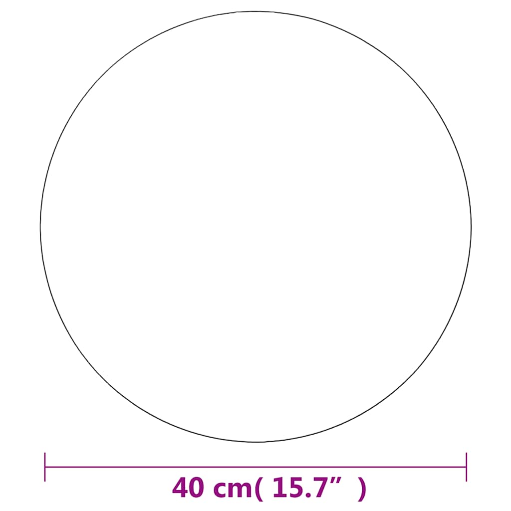 Zidno ogledalo 40 cm okruglo stakleno