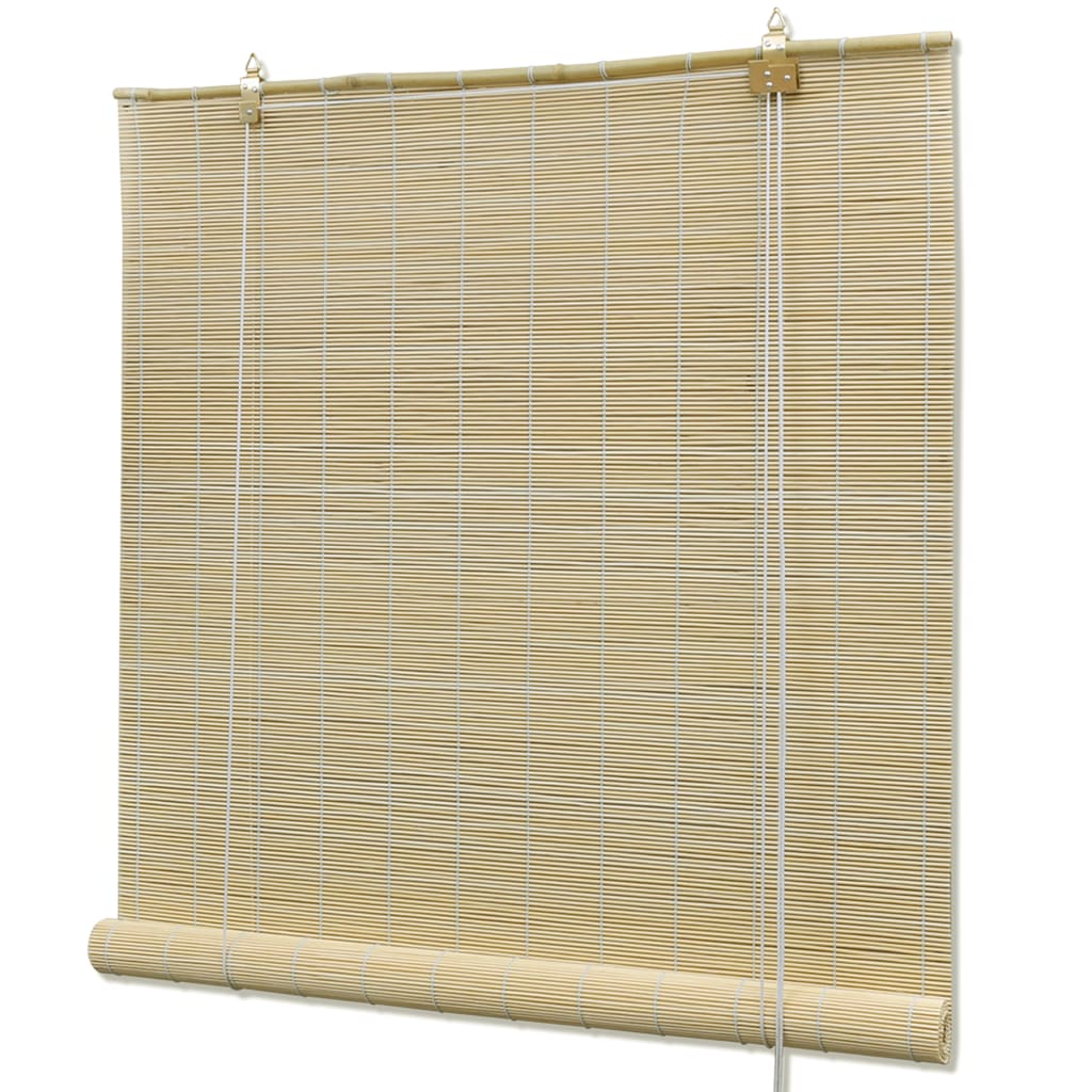 Roleta od bambusa 100 x 220 cm prirodna boja
