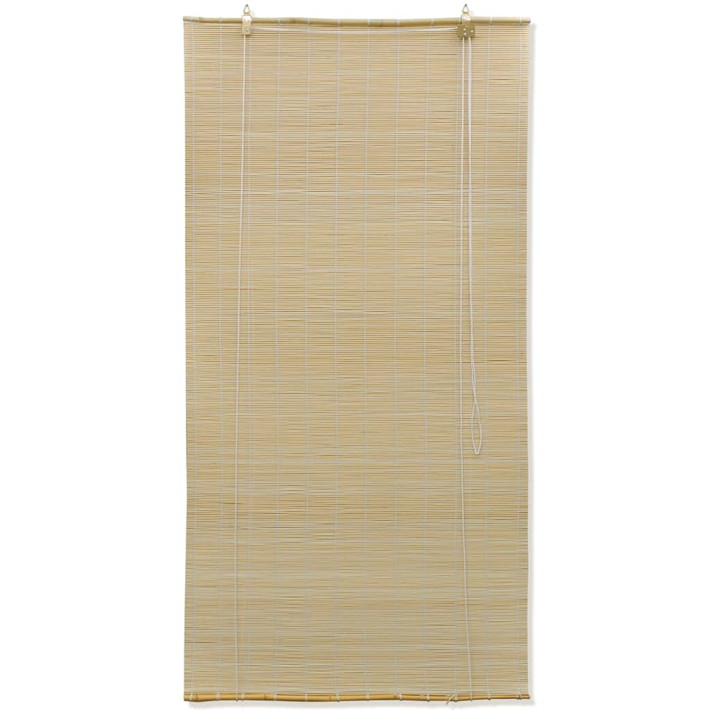 Roleta od bambusa 100 x 220 cm prirodna boja