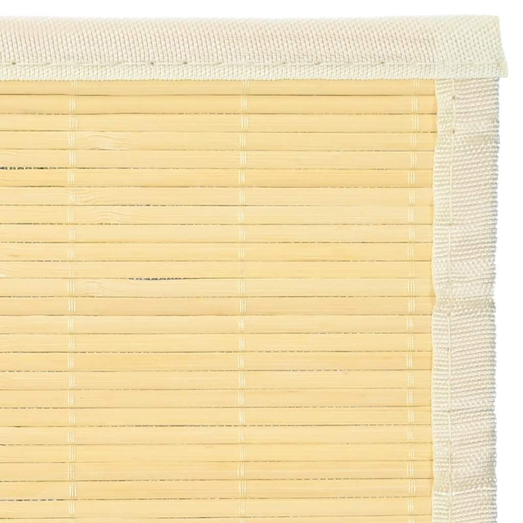 Tepih od bambusa 100 x 160 cm prirodne boje