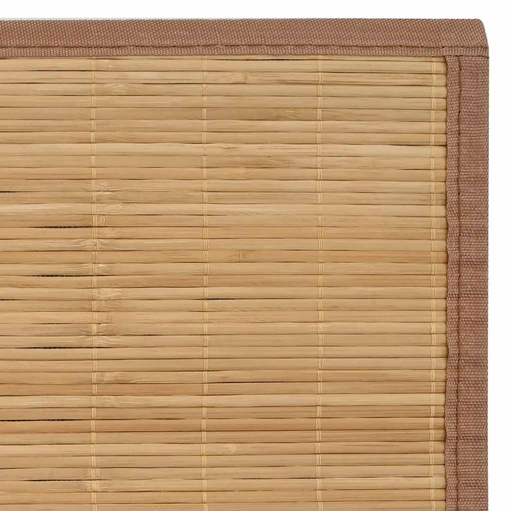 Tepih od bambusa 100 x 160 cm smeđi