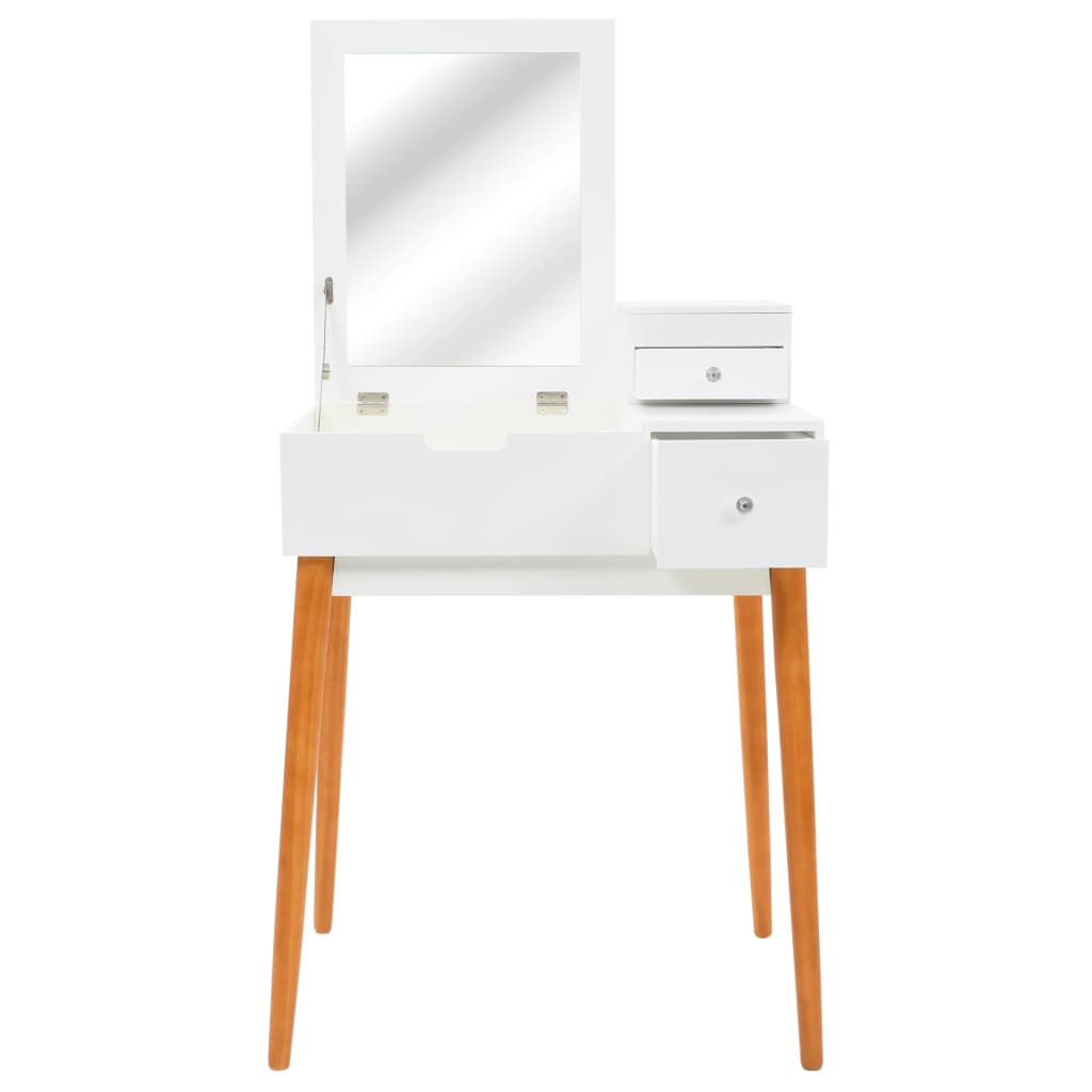 Toaletni stolić s ogledalom od MDF-a 60 x 50 x 86 cm