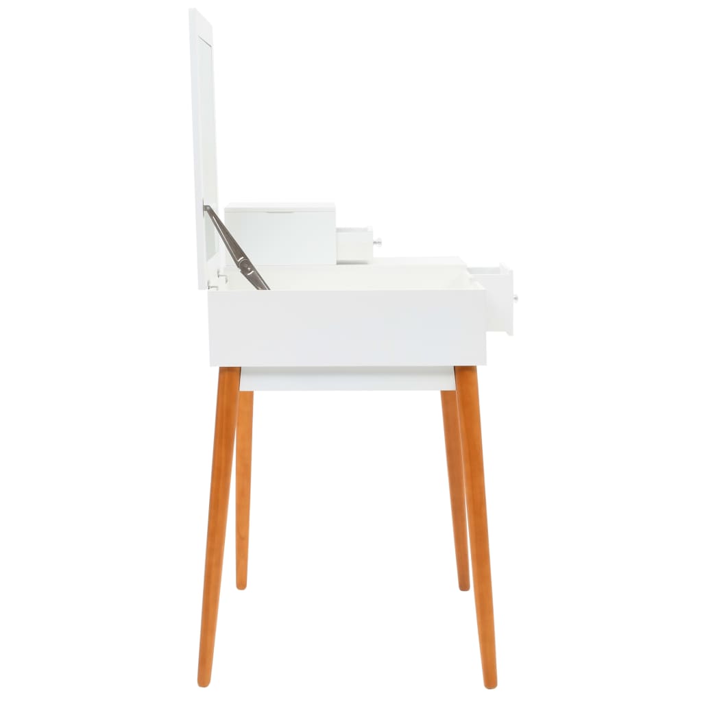 Toaletni stolić s ogledalom od MDF-a 60 x 50 x 86 cm