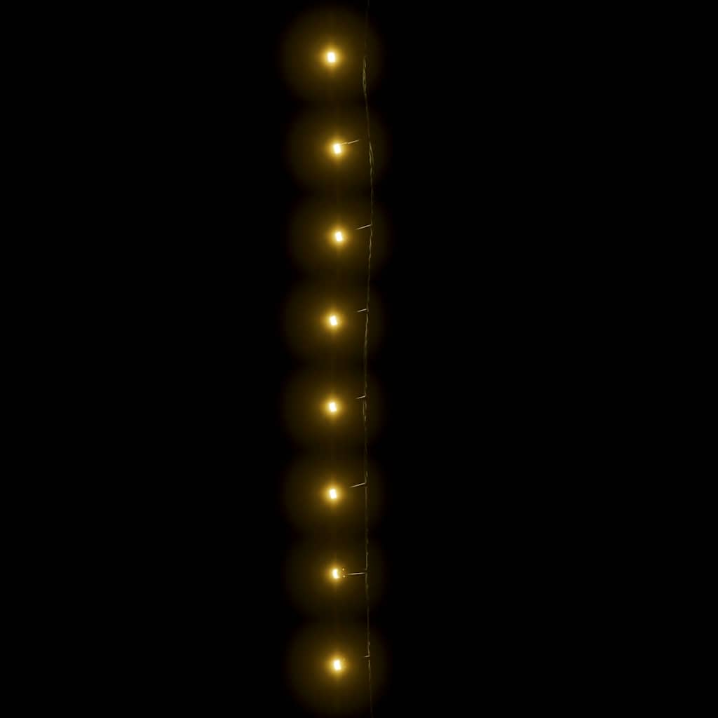 Svjetlosna traka sa 600 LED žarulja 60 m 8 efekata IP44 topla bijela