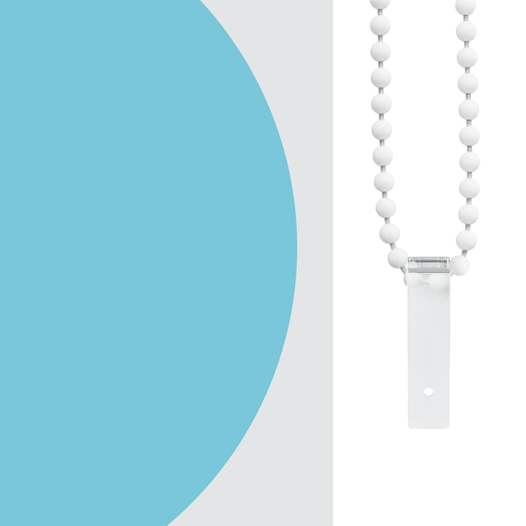 Rolo zastor za tuš 80 x 240 cm s uzorkom krugova